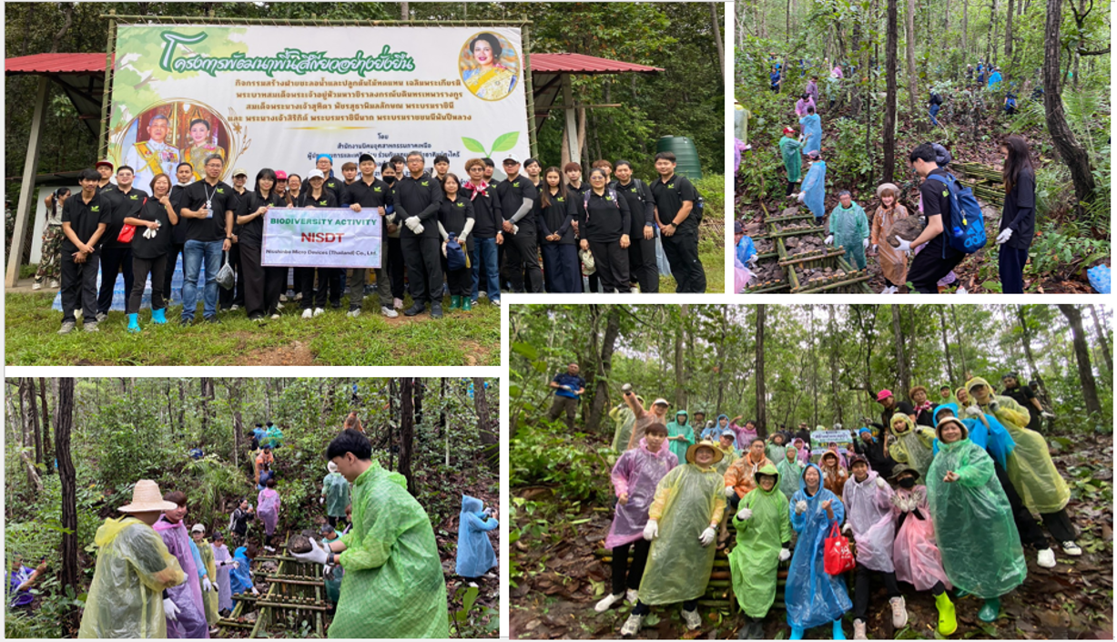Biodiversity activity, "Check Dam Construction and Reforestation."